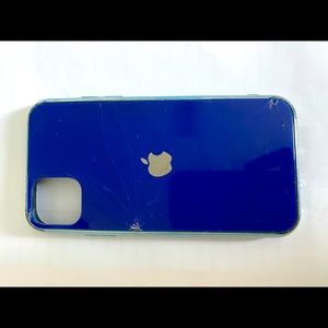 Apple Blue Chrome Hard iPhone 11 Case